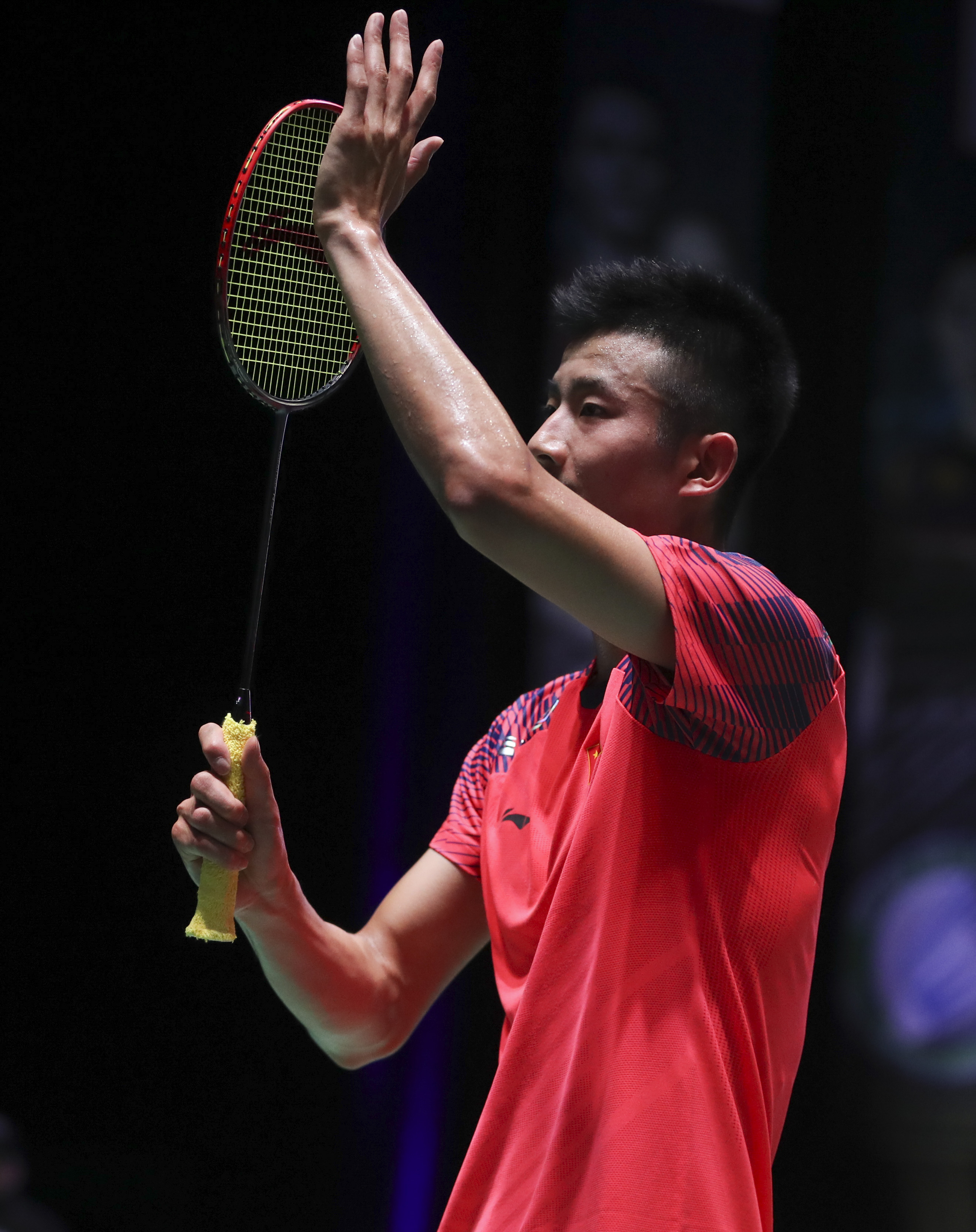 包含马来西亚羽毛球队力克丹麦羽毛球队，谌龙完成帽子戏法的词条